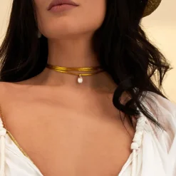 Hot Naszyjnik złoty Naszyjniki